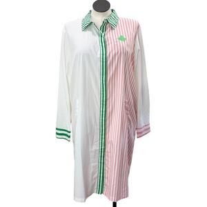 AKA Sorority Size XXL Shirt Dress Ivy Storehouse Alpha Kappa Alpha Bamboo READ